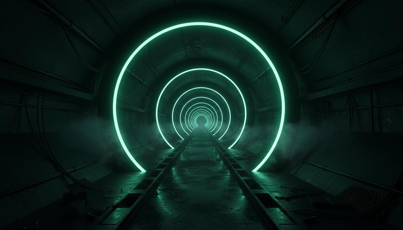 Neon tunnel